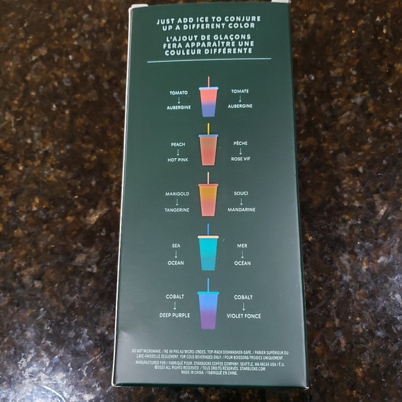 Starbucks Color Changing Reusable Cold Cups NIB - Picture 3 of 8